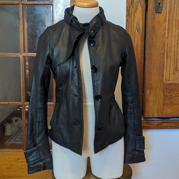 Black Leather Jacket - Picture 3 of 6